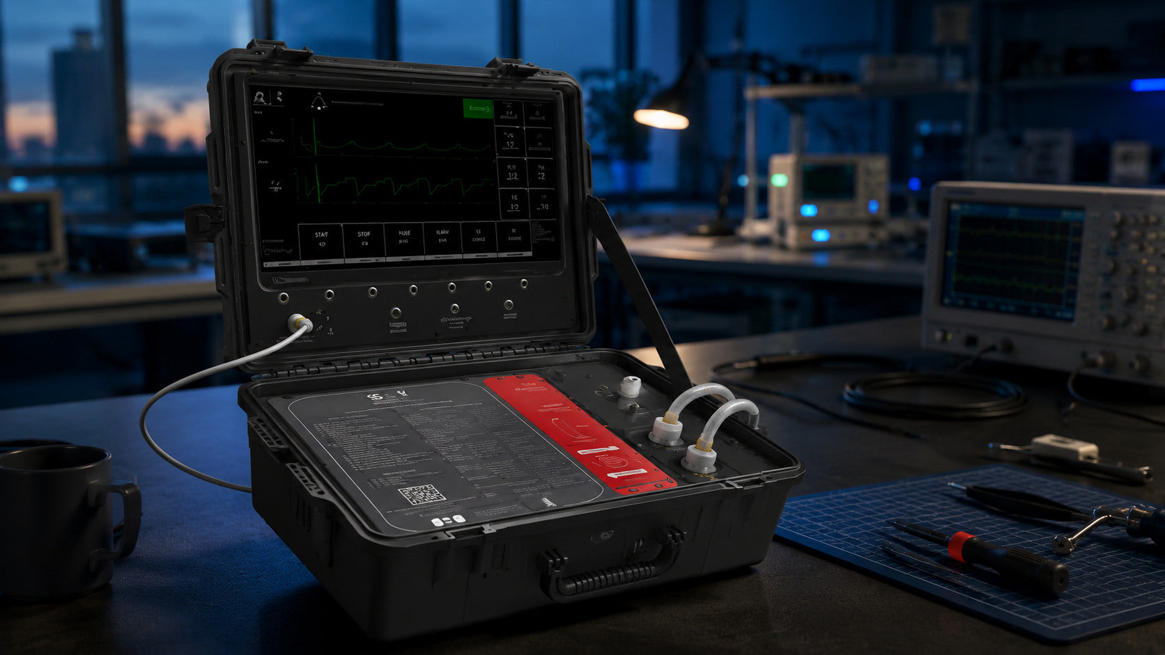 One Health technical product in an engineering lab