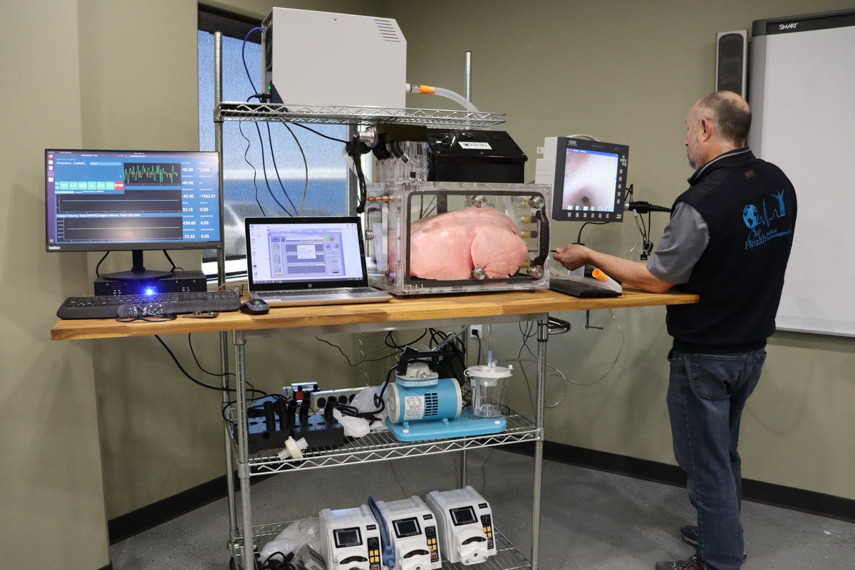 Negative Pressure Ventilation Chamber in use